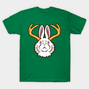 White Jackalope T-Shirt